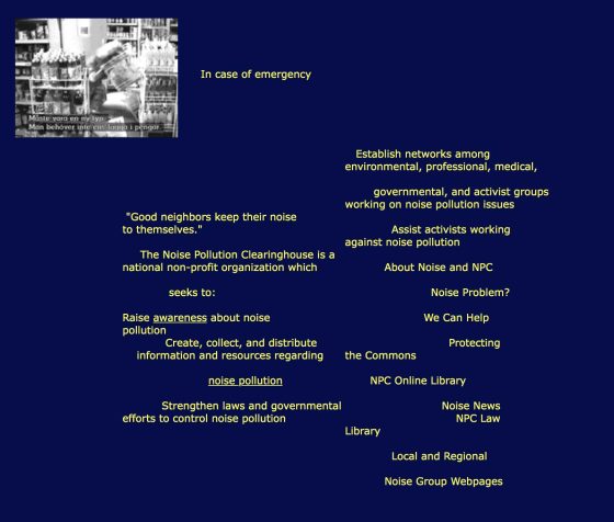 Depending on which link you clicked on, you went to different places in the maze or to other sites on the net.