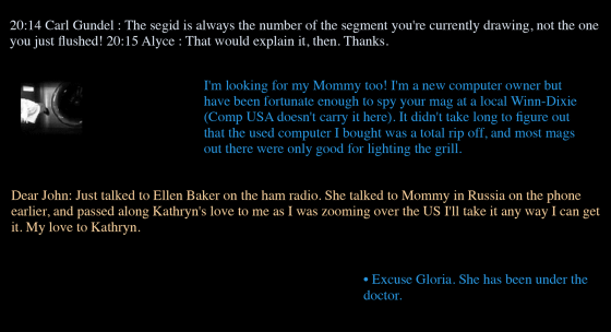 They were constantly changing, independently of each other, as if they were written in real time.